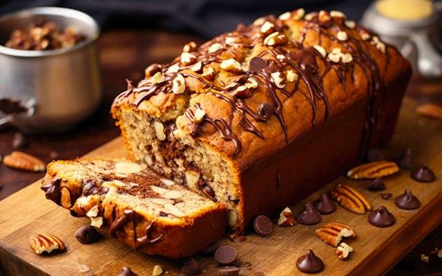 Toffee Gin & Chocolate Banana Bread recipe